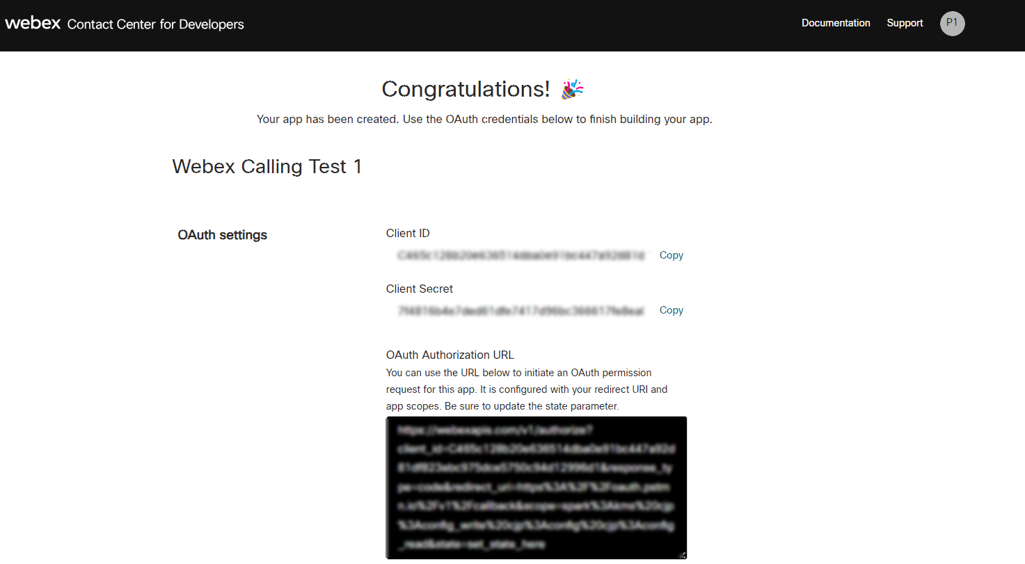 Cisco Webex Calling Oath