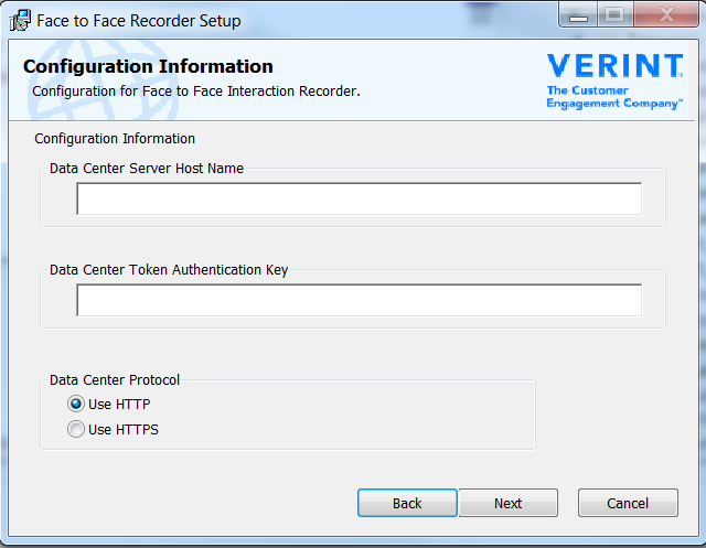 Installation Configuration