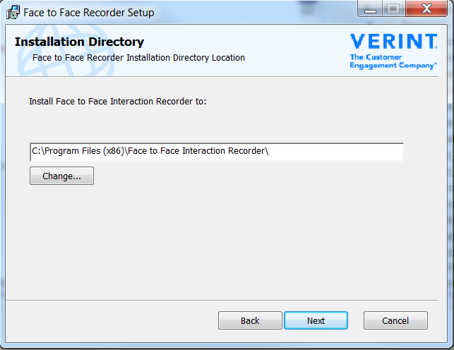 Installation directory