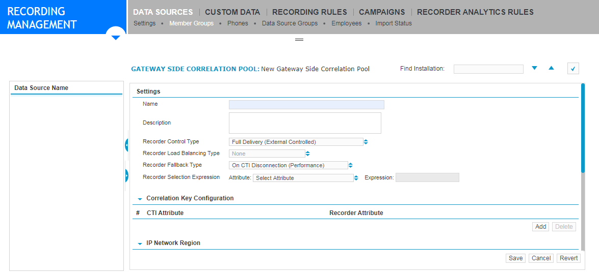 Gensys Correlation Member Group