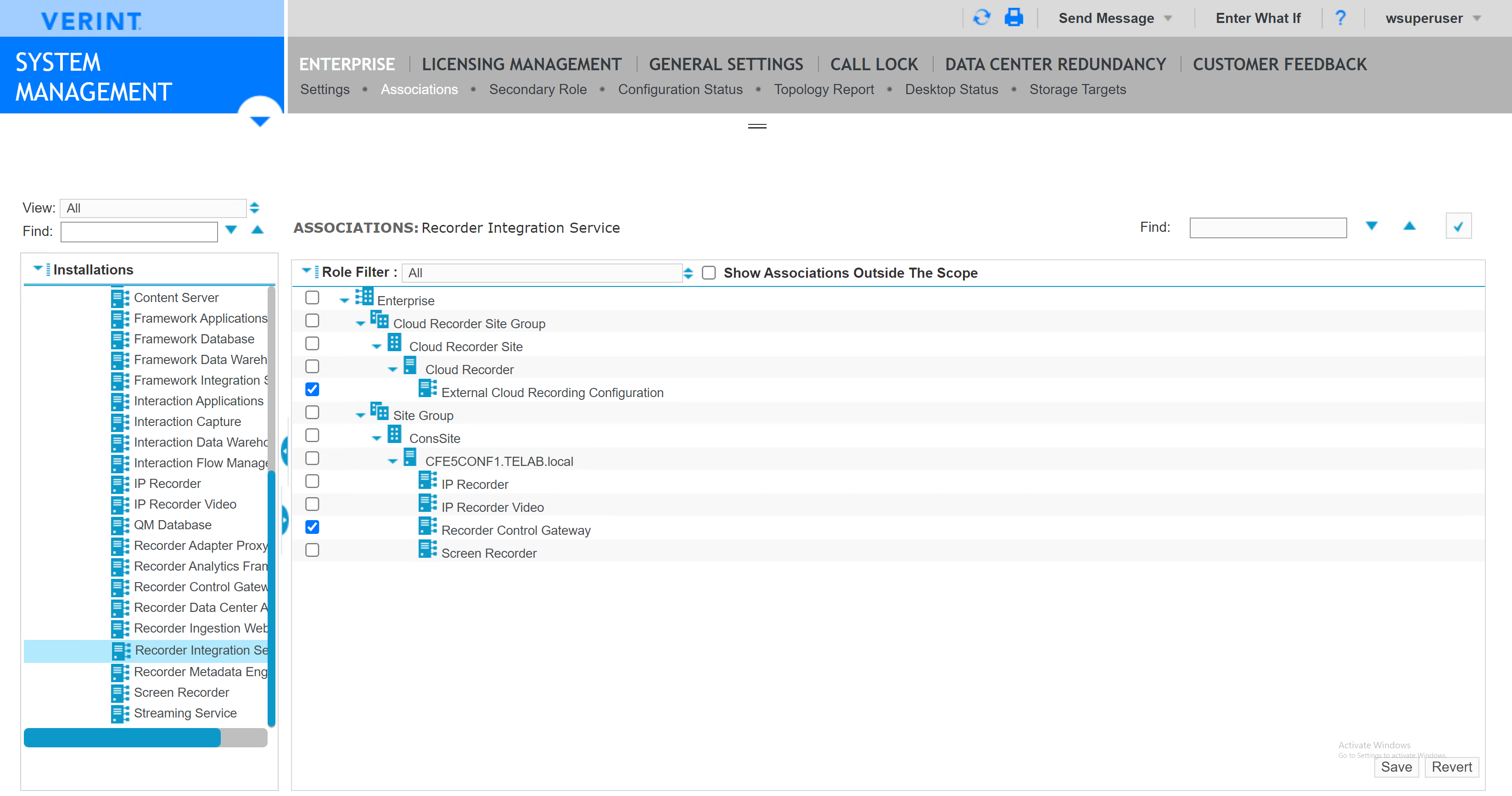 Screen Recorder On-prem