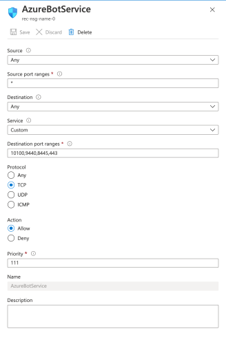 Port Ranges for Inbound Rule