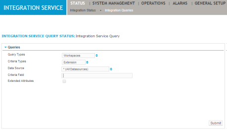 Integration Queries in Recorder Manager