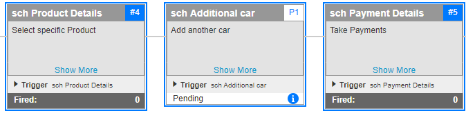 New action card with trigger in path