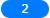 Number on blue background