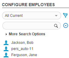 Configure employees