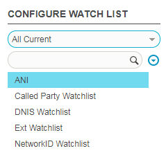 Configure watch list