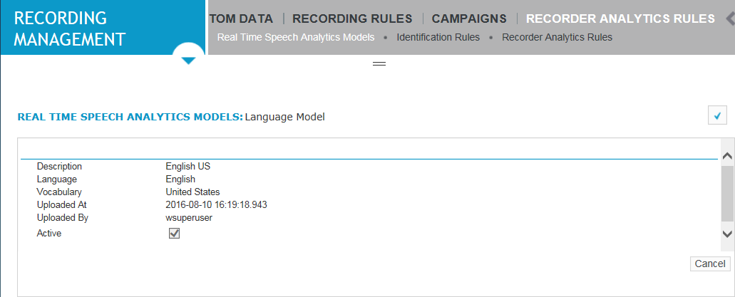 RTSA language models